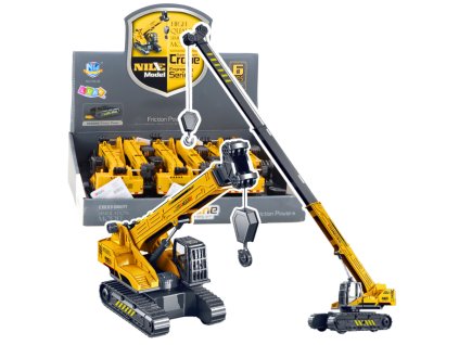 Výsuvný Pásový Jeřáb Otočná Kabina 360° Žlutý