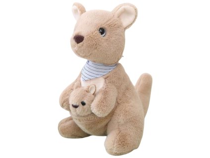 Plyšová Hračka Klokánek s Mládětem 23cm