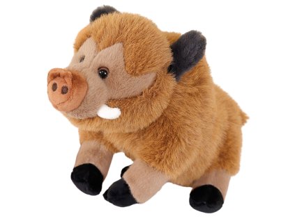 Plyšová Hračka Přítulný Divoký Prase Hnědý 25cm
