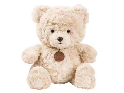 Plyšová mazlivá hračka Medvídek s Medailonem Béžový 25cm
