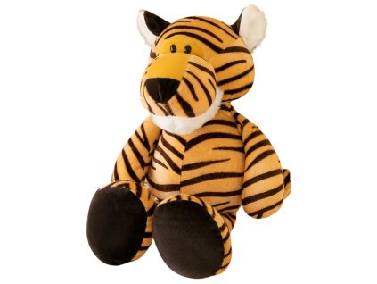 Plyšová Hračka Mazlík Tygr Oranžový s Pruhy 23cm