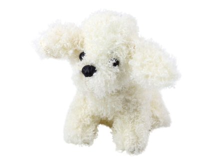 Plusový Plyšový Mazlík Pudl Miniaturní Bílý 20 cm