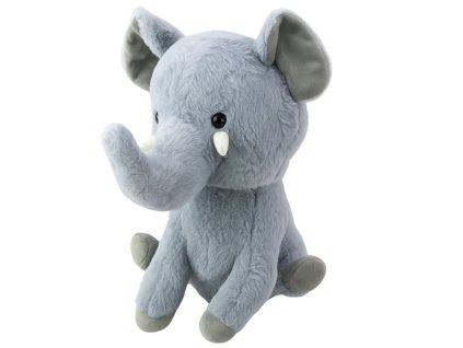 Plyšová Hračka Mazlíček Malý Slon Šedý 26cm