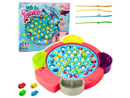 Interaktivní Dovednostní Hra na Baterie Rybolov Růžová