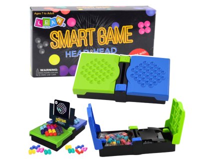 Logická Vzdělávací Hra Head to Head Kuličky Vzory Karty