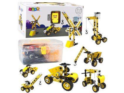 Stavebnice Strojů na Stavbu 8v1 100ks