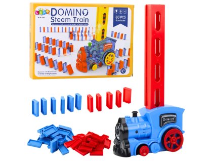 Elektrická Lokomotiva Na Baterie Kostky Domino Vodní Pára 80ks