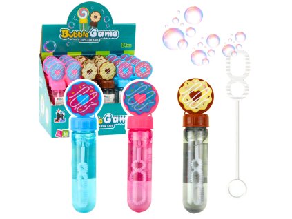 Mýdlové Bubliny Donut Kobliha 3 Otvory na Bubliny Mix Barev 30 ml