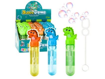 Bublifuk Dinosaurus 3 Otvory Pro Bubliny Mix Barev 30ml