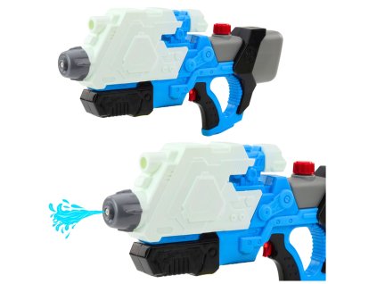 Mechanicky Pumpovaná Vodní Pistole Bílomodrá 650ml