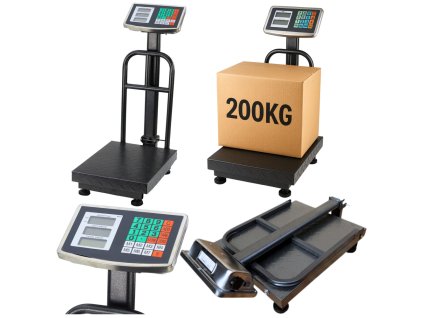 Elektronická LCD platformová váha skladová přesnost do 20g 200kg