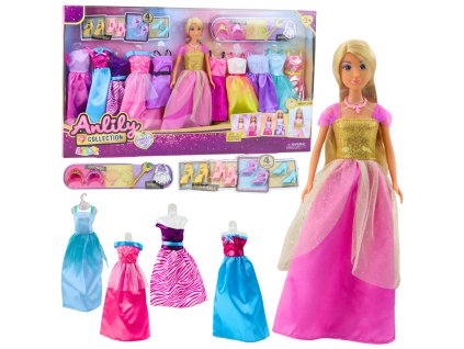 Velká Módní Sada Anlily Kolekce Panenka Šaty a Doplňky 24ks.