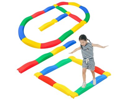 Sensorická Rovnovážná Dráha 16 Kousků S Antiskluzovými Spojkami