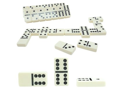 Klasická Hra Domino Tradiční Šestkové Pouzdro 28 Kamenů