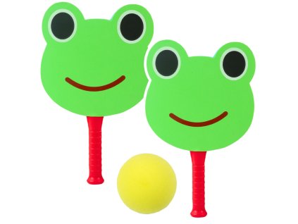 Žabkové pěnové pálky na hraní s míčkem – zelené