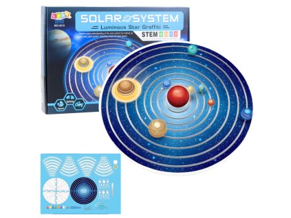 Edukativní kreativní sada Sluneční soustava Planety DIY
