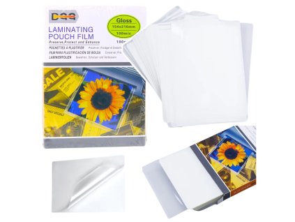 Lesklá Laminovací Fólie B6 154x216mm 100mic 100ks