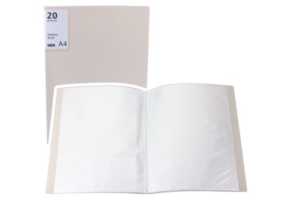Desky s Obaly Nabídkové Album 30 Strán A4 Béžové