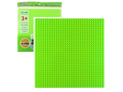 Stavební Deska pro Kostky Světlezelená 25,5x25,5 cm