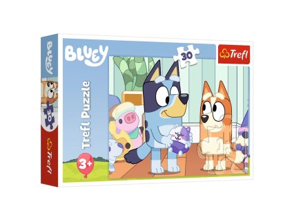 Puzzle - 30 - S Bluey je vždy veselo Trefl 18324