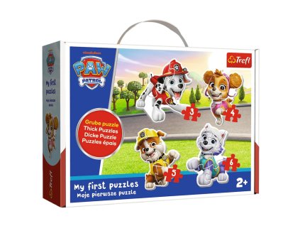 Klasické dětské puzzle - Milovaní pejsci - Tlapková Patrola Trefl 36136