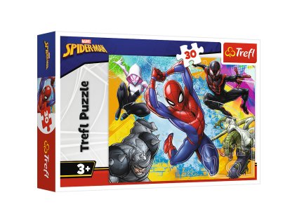 Puzzle 30 - Barvy Spider-Mana - Disney Marvel Spiderman Trefl 18307