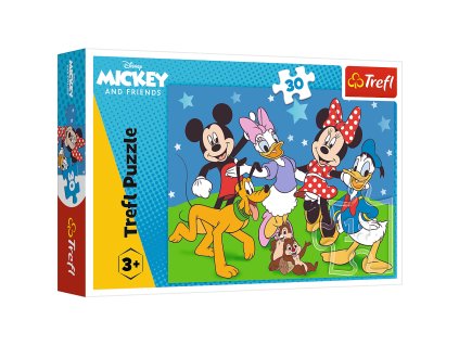 Puzzle 30 - Myší příběhy - Disney Standardní postavy Trefl 18309