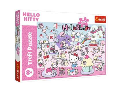 Puzzle - 300 - Poznej Svět Hello Kitty - Hello Kitty Trefl 23031