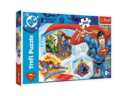 Puzzle 300 - Nezničitelný Superman - Warner Superman Trefl l23032