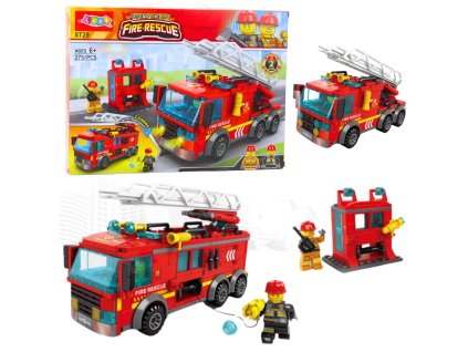 Konstrukční kostky Hasičské auto s žebříkem 275 ks