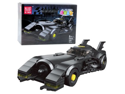 Stavební Kostky Závodní Auto Superhrdina Černý 409 ks