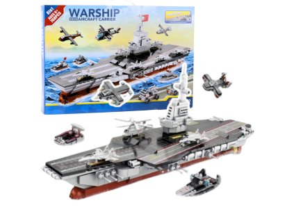 Stavebnice Letadlová Loď s Letadly 768 dílů