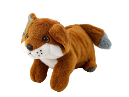 Plyšová Hračka Mazlík Liška Hnědá Rezavá 28cm
