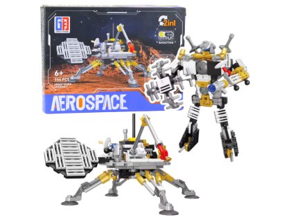 Stavebnice Marsovský Lander a Kosmický Robot 2v1 146 dílů