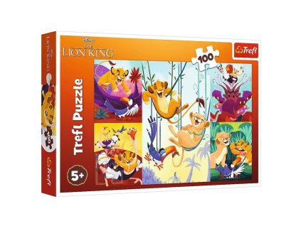 Puzzle - "100" - Statečný Lev Král / Disney Lví Král Trefl 16478