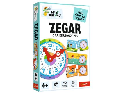 Hra - Hodiny / Malý Objevitel Trefl 02809