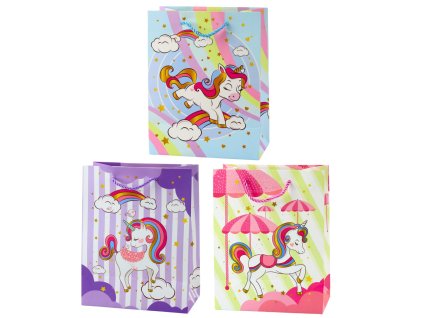 Dárková Taška pro Děti Jednorožec Barevná 23 x 16 x 10 cm