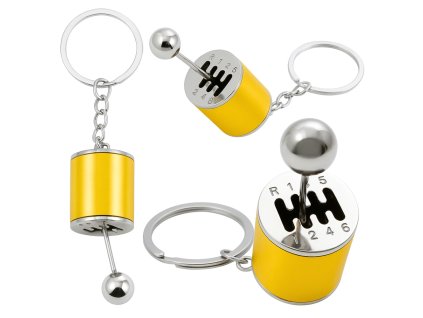 Kovový klíčenka k pohyblivé převodovce Zlatá