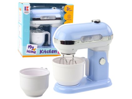 Dětský Kuchyňský Robotický Mixer Světla Otáčecí Mechanismus Modrý