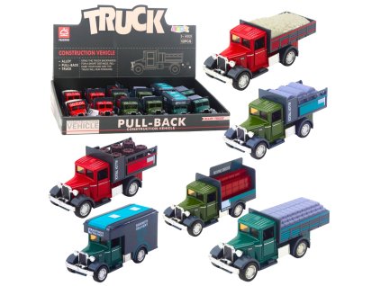 Klasický Kovový Tahač S Natahovacím Pohonem Světla Zvuky