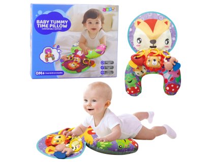 Podložka Podpora Pro Kojence Šustivá Plocha a Závěsné Hračky Liška