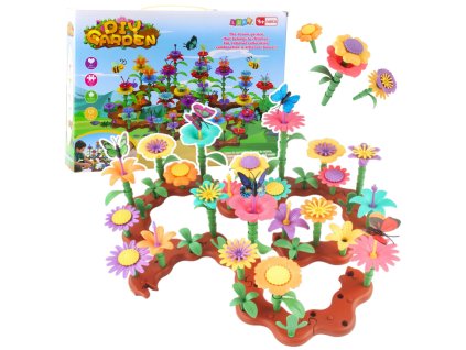 Stavebnice Kreativní Květinová Zahrada 198 ks