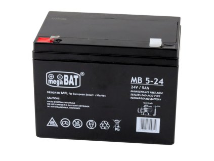 Gelový AGM Akumulátor pro Vozidla na Baterii 24V5AH