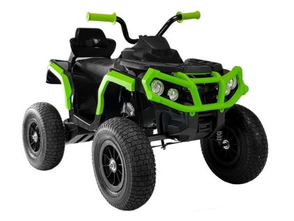 Elektrický Dětský Čtyřkolový Motocykl BDM0906 Nafukovací Kola Černý