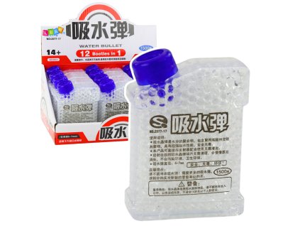 Hotové průhledné vodní kuličky do pistolí 1500ks 6-7mm