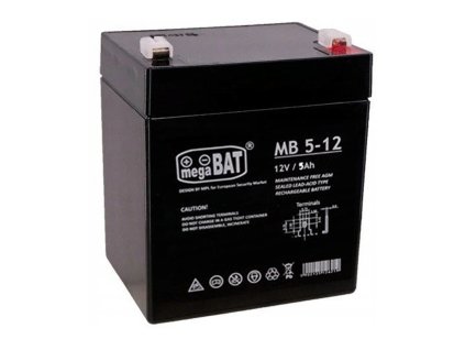 AGM Gelový Akumulátor 12V 5Ah pro Elektrická Vozidla