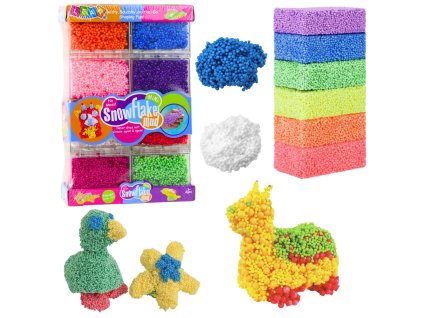 Modelovací Pěnová Tělíska v Krabičkách Barevná Sada 8 ks