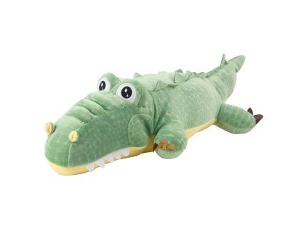 Plyšová Hračka Mazlík Krokodýl Zelený 50cm