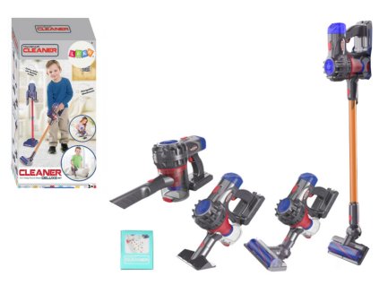 Dětský Stojací Vysavač Světla Zvuky Černý