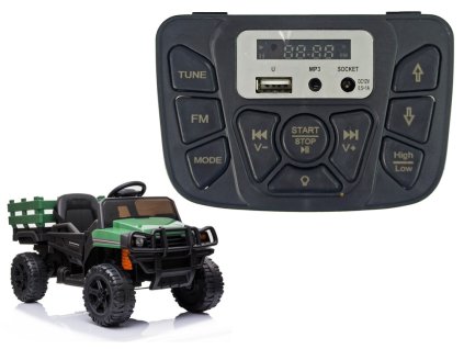 Hudební panel pro dětská elektrická vozítka BDM0926 - Černý音响面板适用于电池驱动车輛